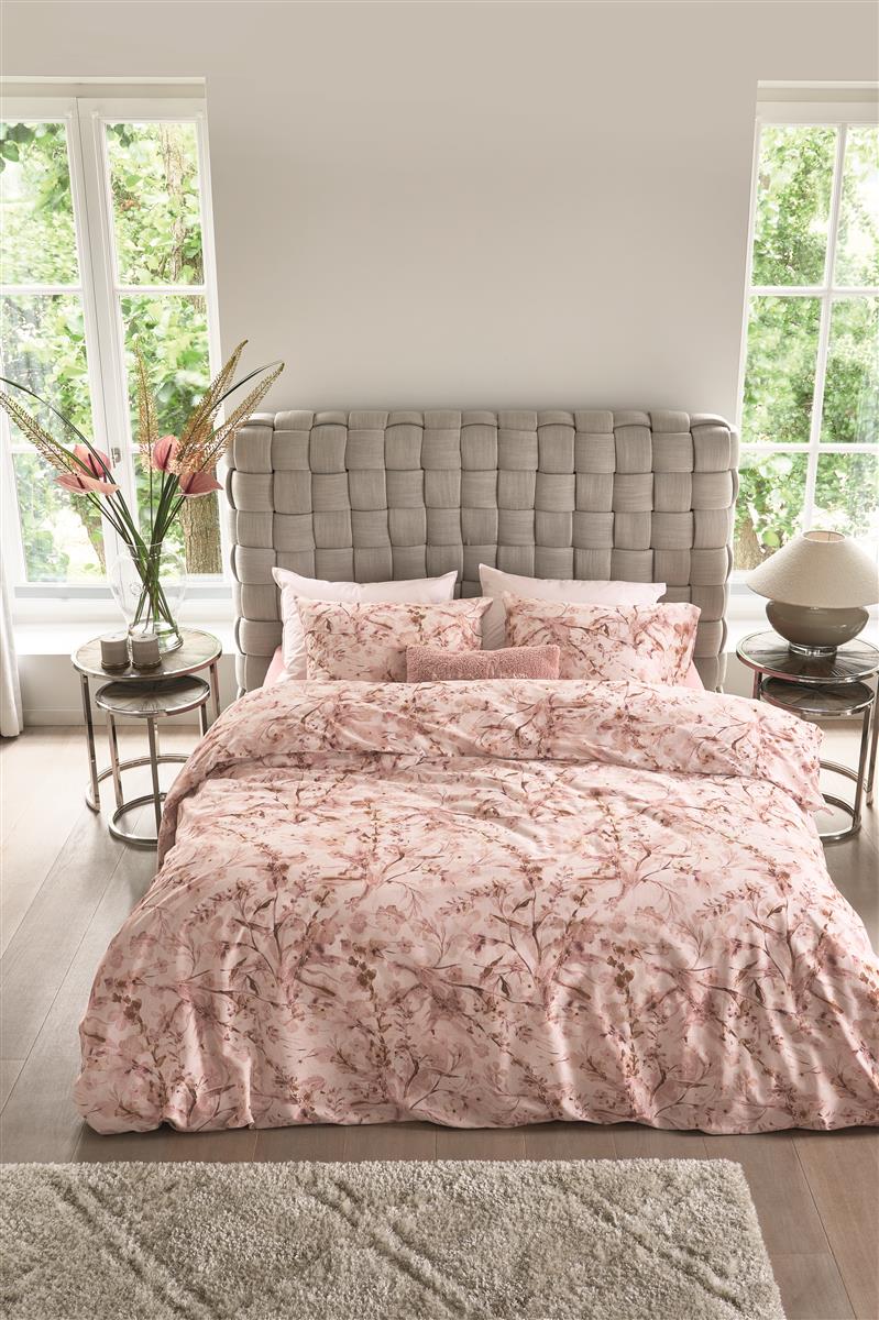 Riviera Maison Blushing Blooms Duvet Cover - Pink