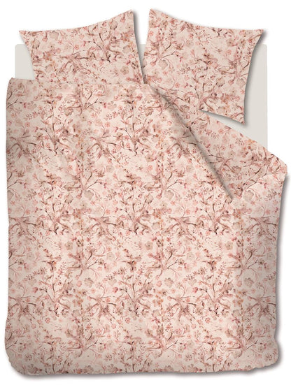 Riviera Maison Blushing Blooms Duvet Cover - Pink