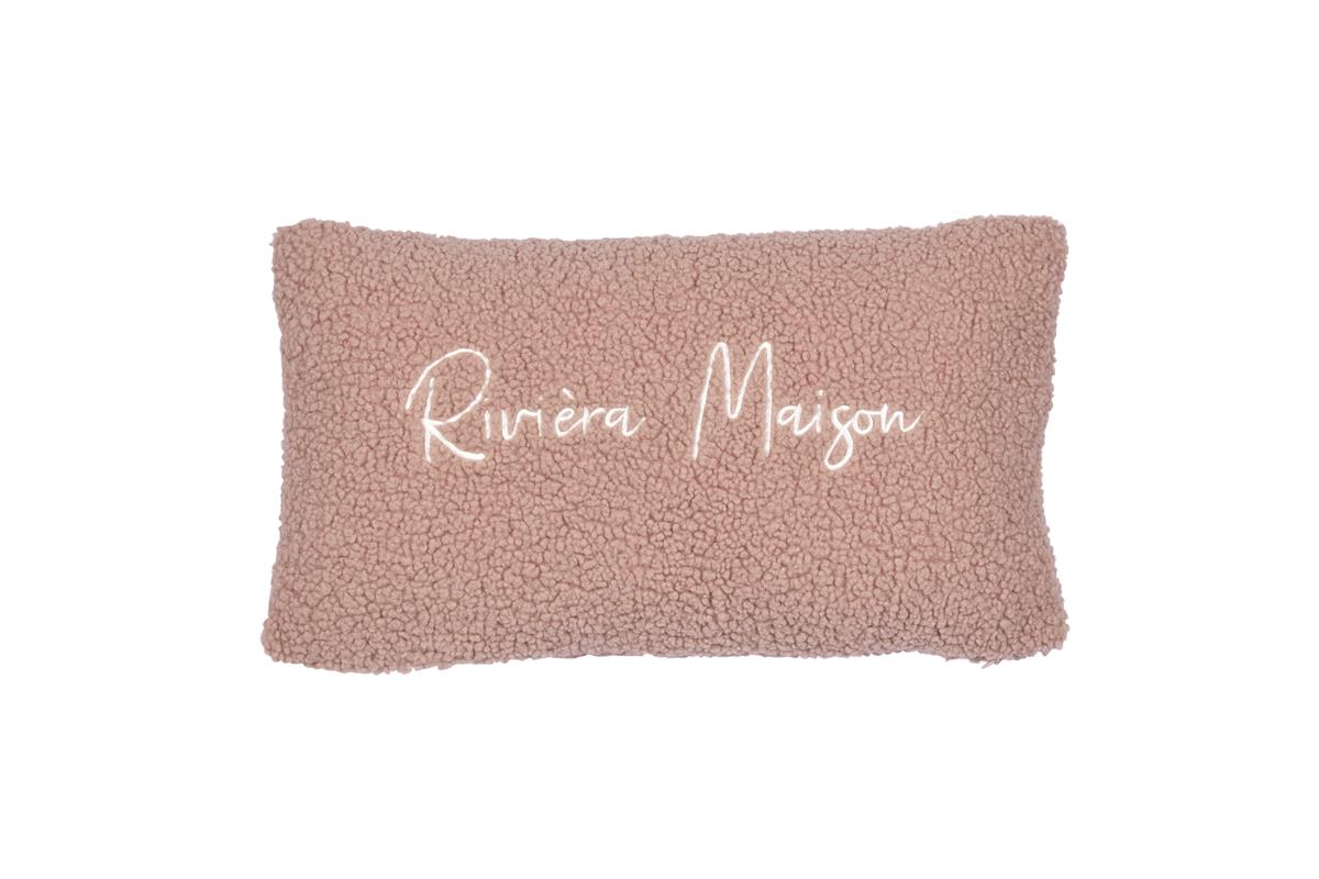 Riviera Maison Teddy Decorative Cushion - Pink