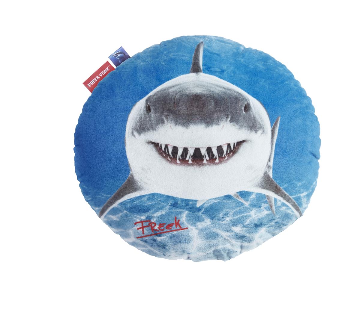 FREEK VONK Shark Cushion Decorative Cushion - Blue