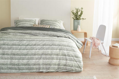 Beddinghouse Lorena duvet cover - Grey-green