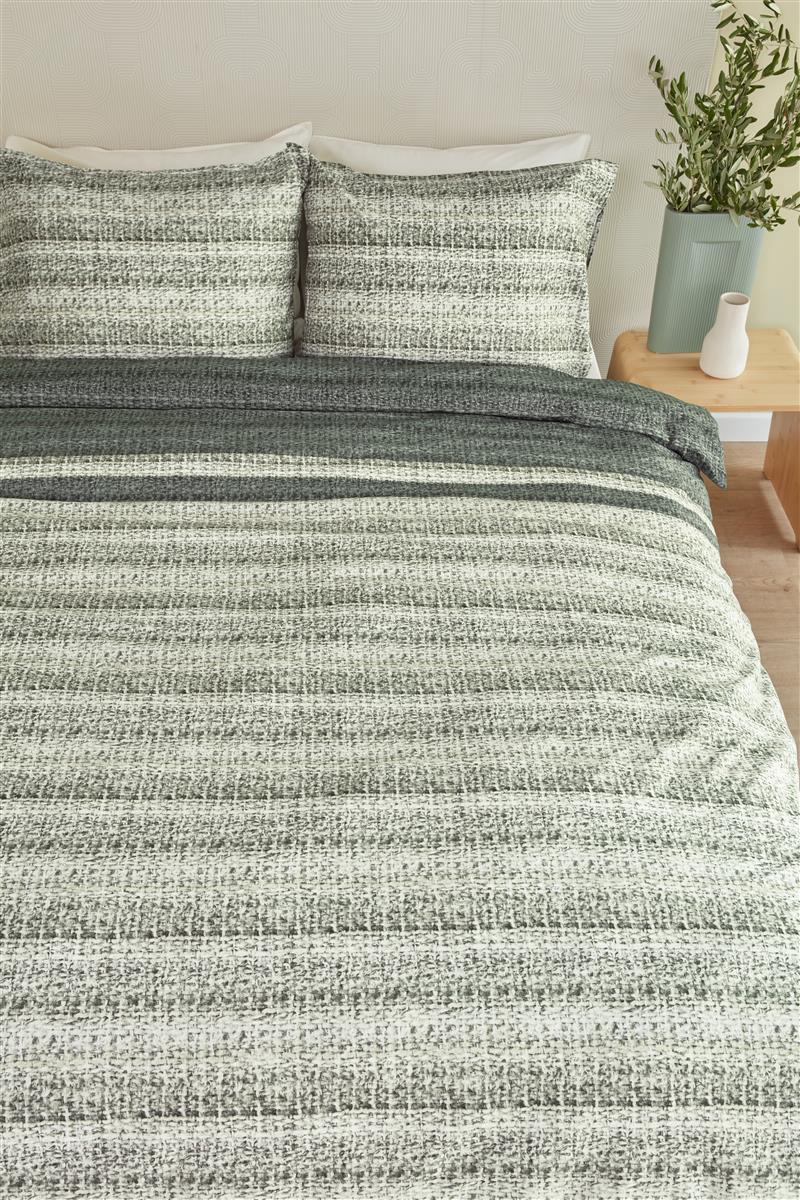 Beddinghouse Lorena duvet cover - Grey-green