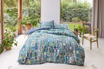 Beddinghouse Sumatra duvet cover - Blue Green