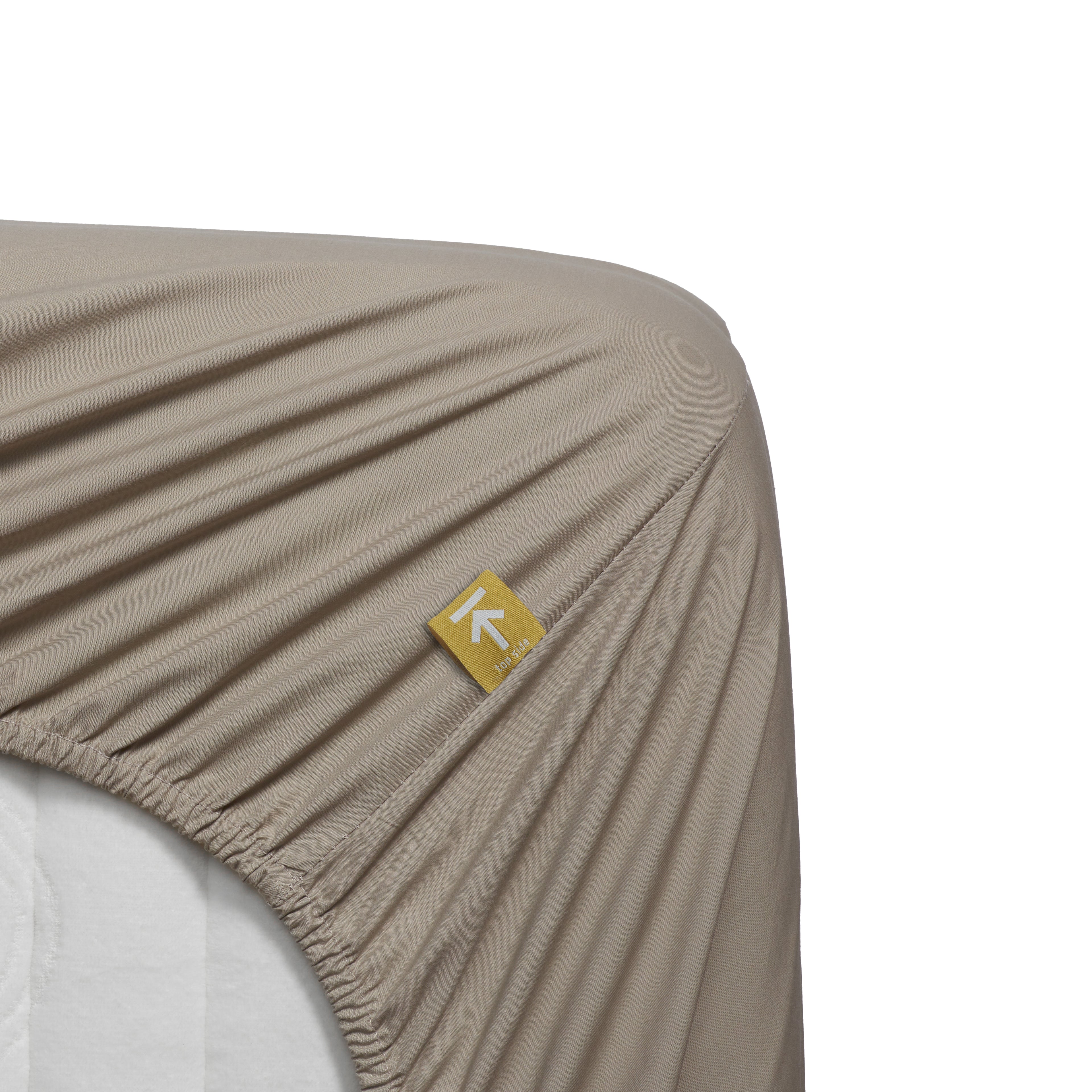 Beddinghouse Fitted sheet - Percale cotton - Sand