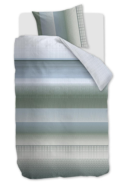 Beddinghouse Mels duvet cover - Grey-green