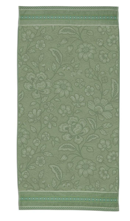 Pip Studio Jasmin Jacquard Bath Textiles - Green