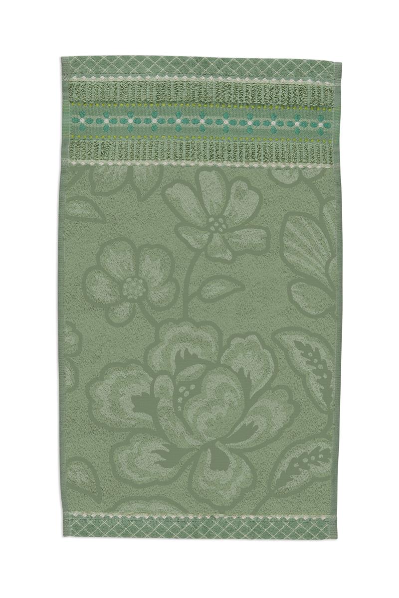 Pip Studio Jasmin Jacquard Bath Textiles - Green