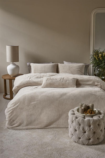 Riviera Maison Tendre Duvet Cover - Sand