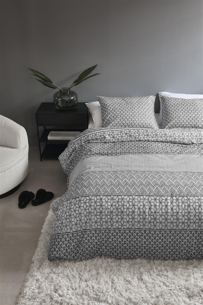 Riviera Maison Marley Duvet Cover - Grey