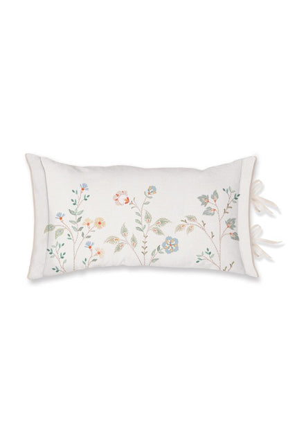 Pip Studio Campo de flores Decorative cushion - Off white