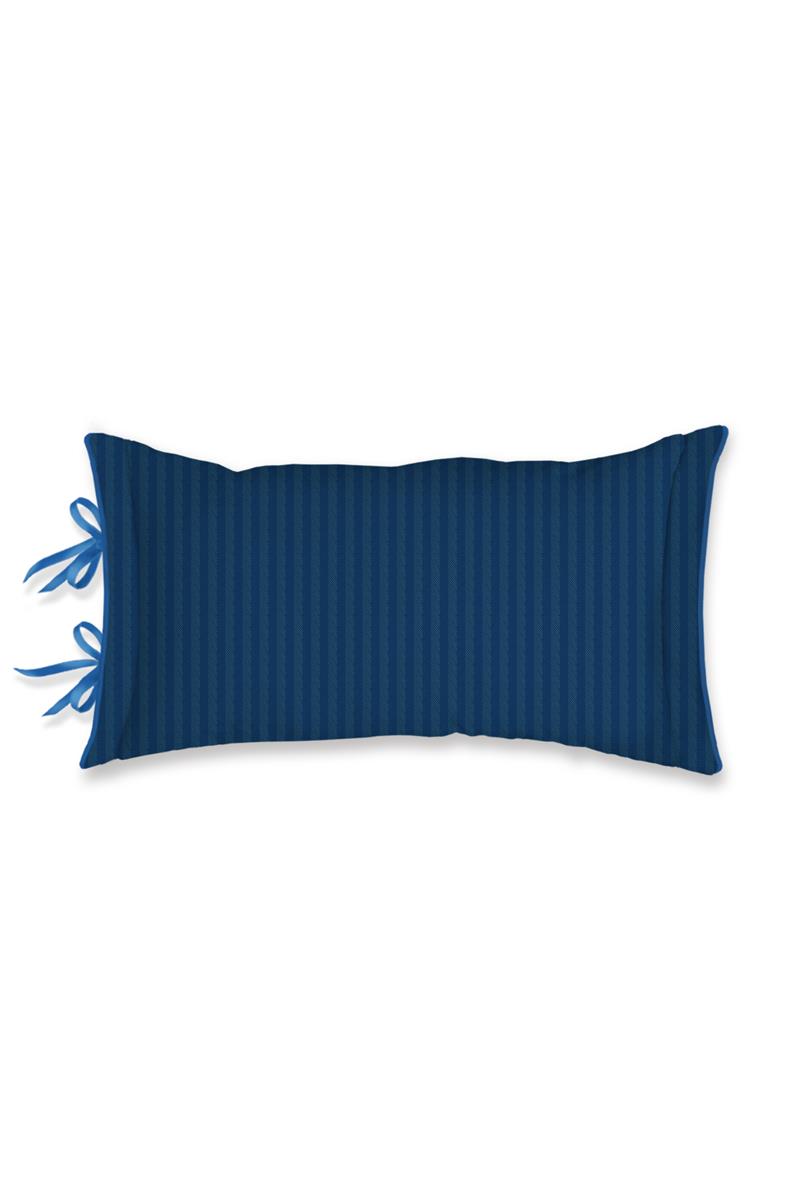 Pip Studio Flores Felices Decorative Cushion - Dark Blue