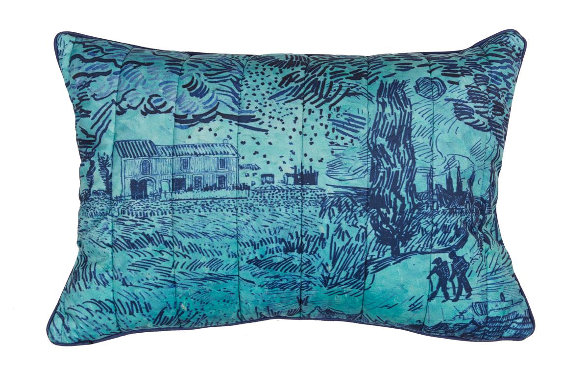 Beddinghouse x Van Gogh Museum Champ de Ble Decorative Cushion - Blue