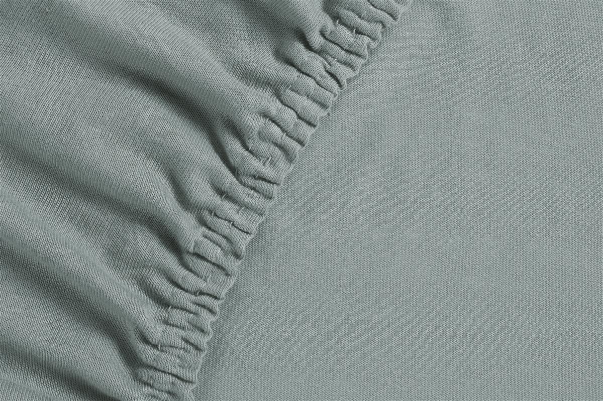 Ambiante Split Topper Fitted Sheet - Cotton - Blue