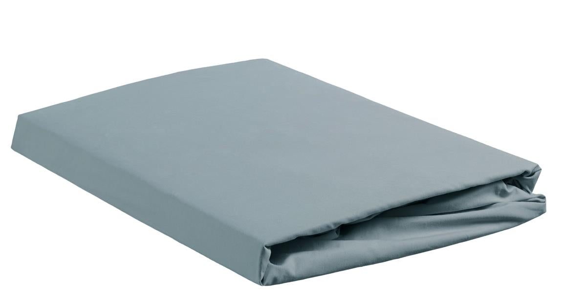 Ambiante Split Topper Fitted Sheet - Cotton - Blue