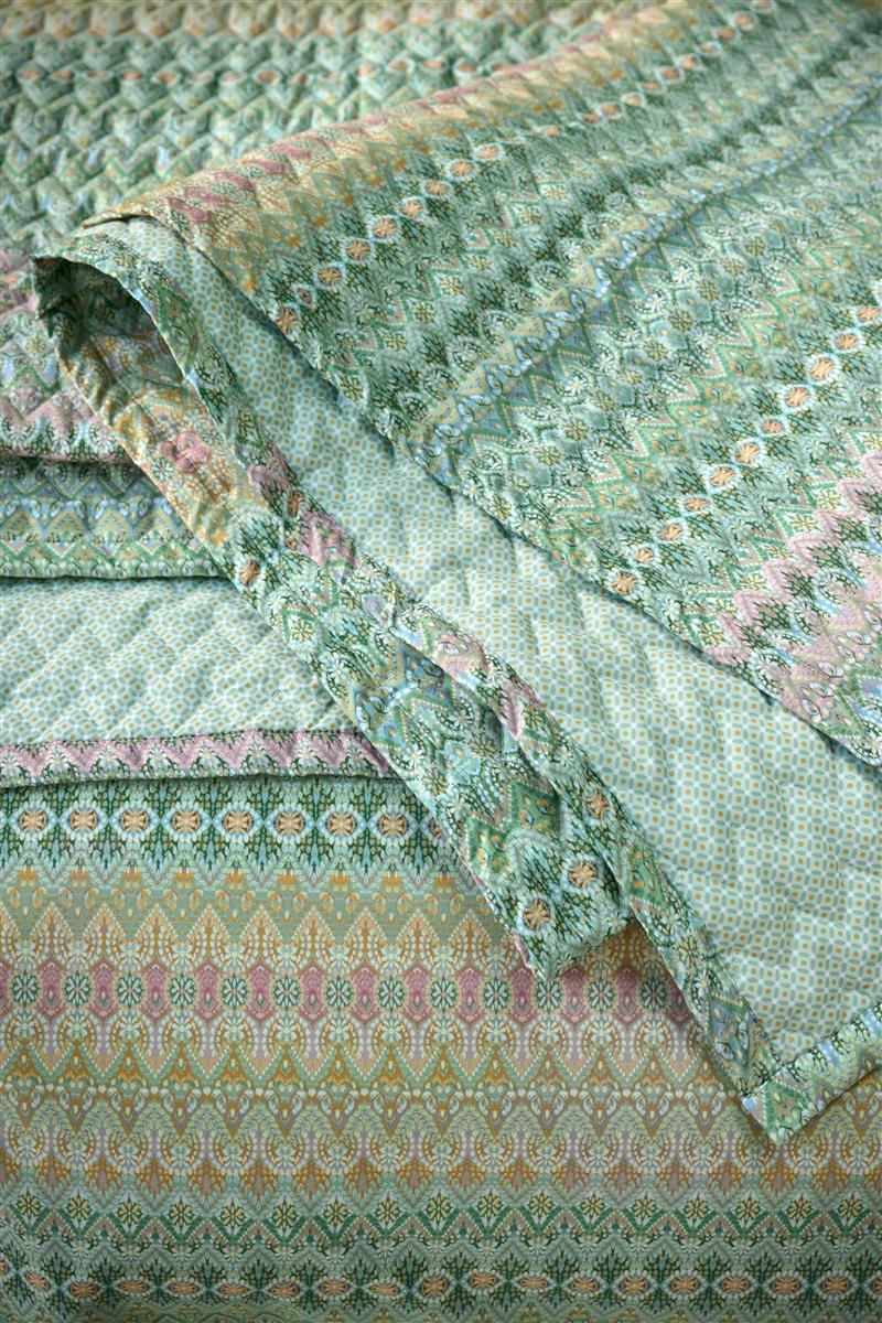 Pip Studio Ashanti Quilt Bedspread - Green