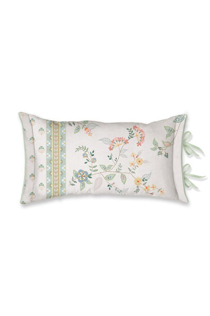 Pip Studio Kili Flower Decorative Cushion - White