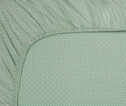 Pip Studio Fitted sheet - Percale cotton - Light green