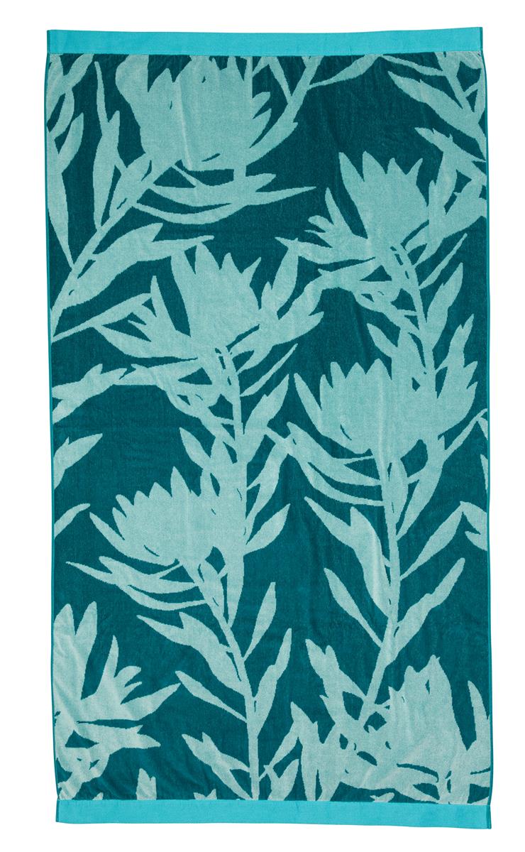 KAAT Amsterdam Bermuda Beach Towel - Blue Green