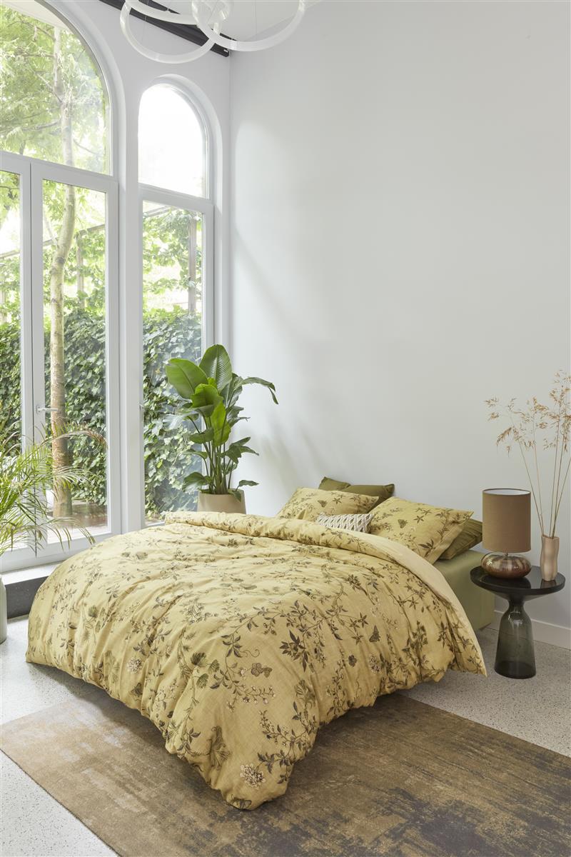 Beddinghouse Charlotte duvet cover - Olive green