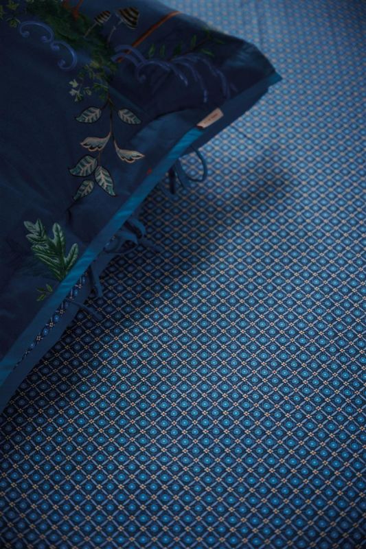 PIP STUDIO double bed sheets and bedspreads with midnight blue embroidery