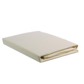 Beddinghouse Jersey Topper Fitted Sheet With Split Natural