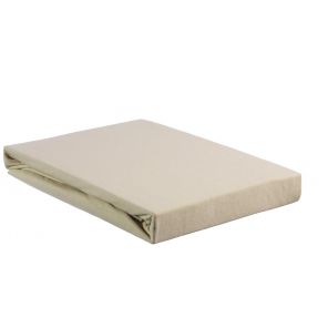 Beddinghouse Jersey Splittopper Fitted Sheet Sand