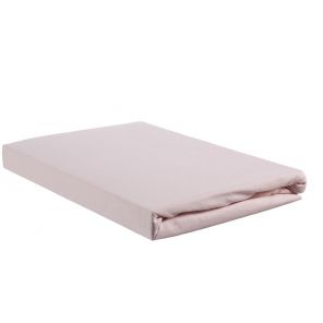 Beddinghouse Jersey Fitted Sheet with Split Soft Pink