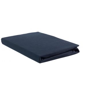 Beddinghouse Jersey Topper Fitted Sheet Navy