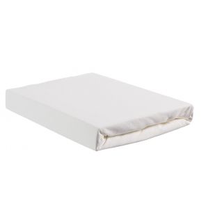 Beddinghouse Jersey Topper Fitted Sheet White