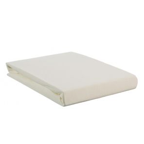 Beddinghouse Jersey Lycra Fitted Sheet Off-White
