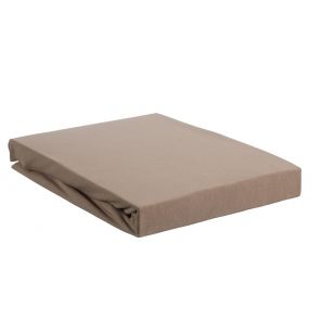 Beddinghouse Premium Jersey Lycra Topper Fitted Sheet Taupe